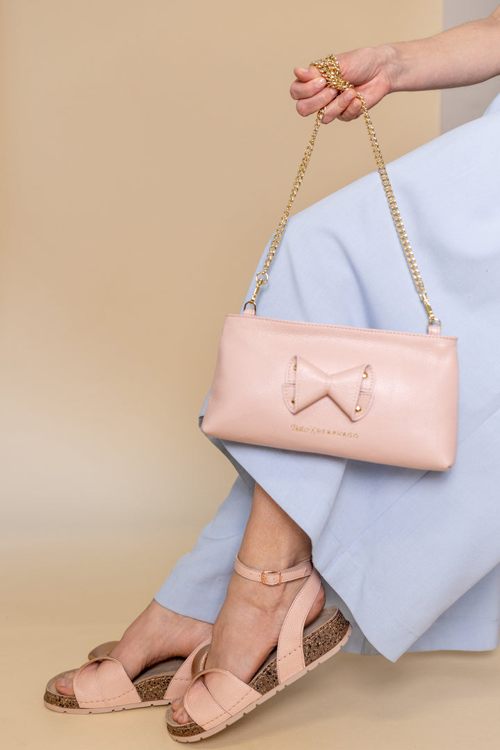 SUMMER DAY SANDALS ROSEGOLD-NUDE