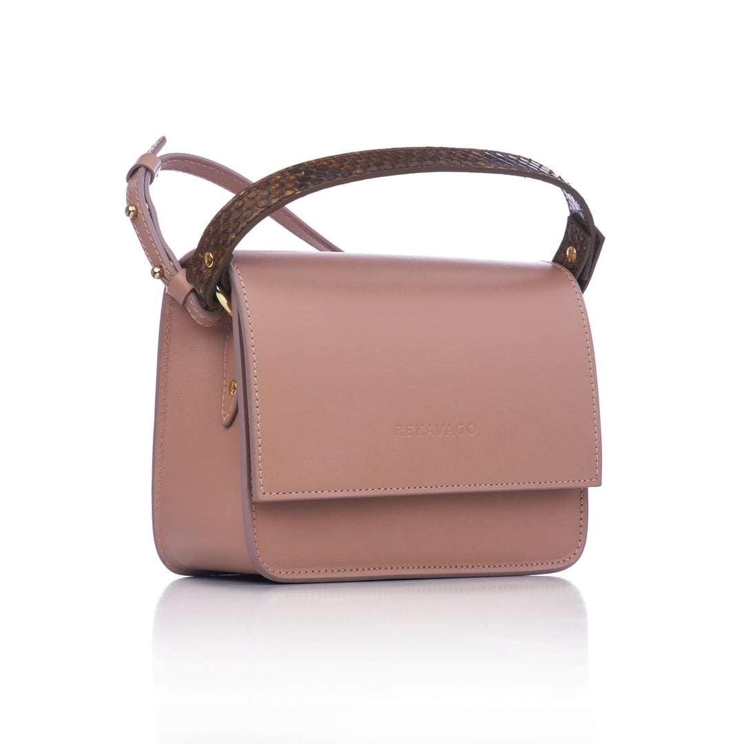 SLOGAN TÁSKA CHARM BROWN PYTHON
