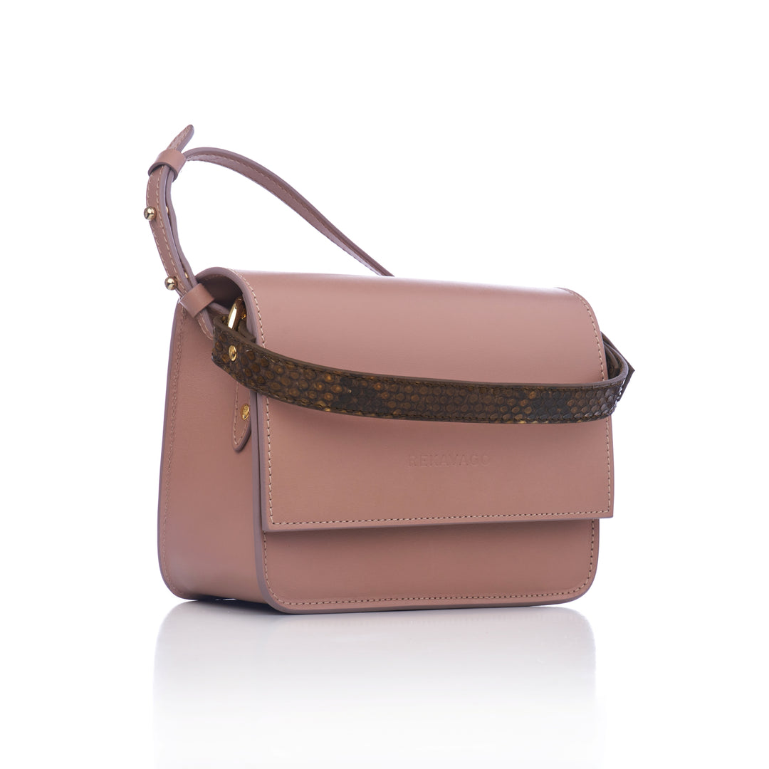 SLOGAN TÁSKA CHARM BROWN PYTHON