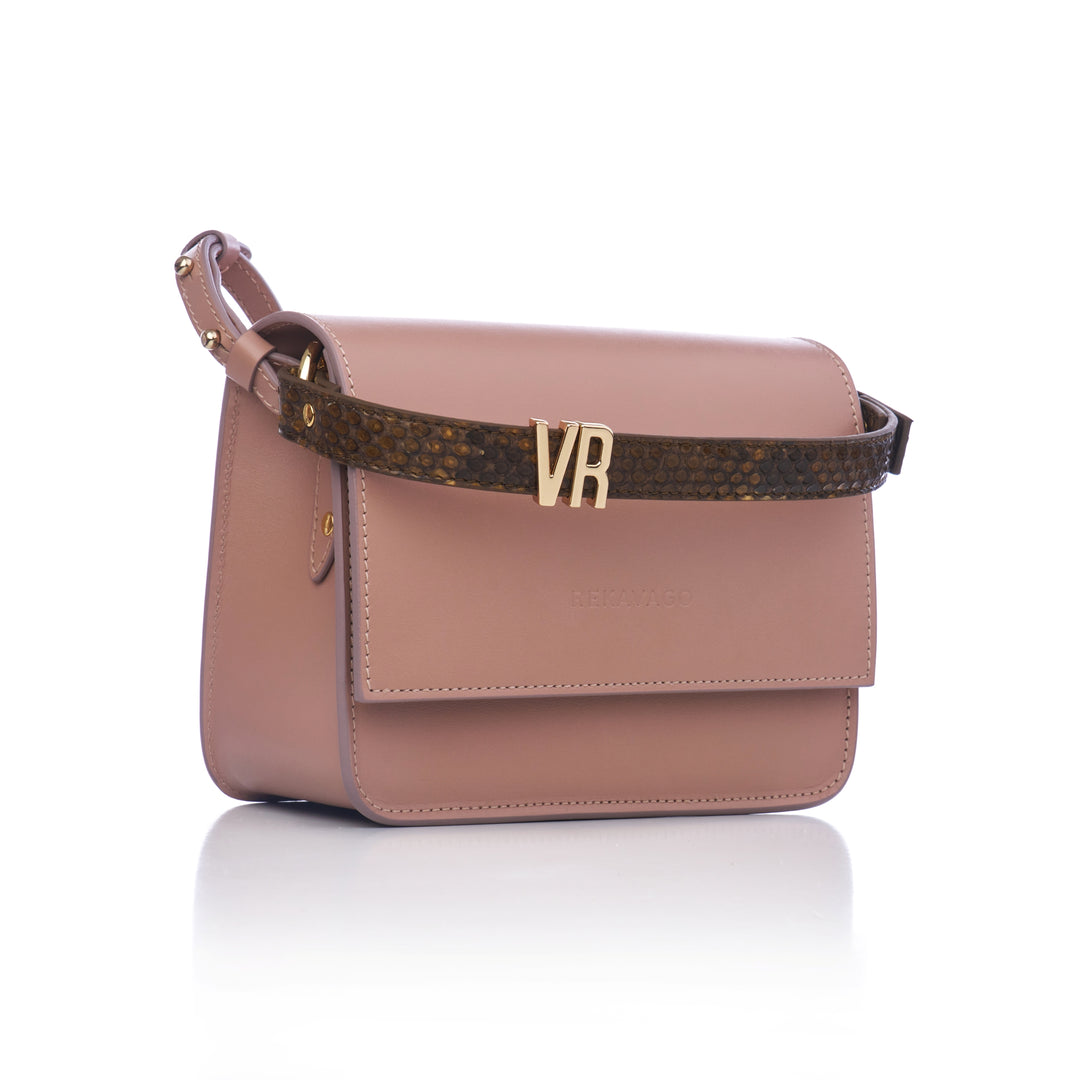 SLOGAN TÁSKA CHARM BROWN PYTHON