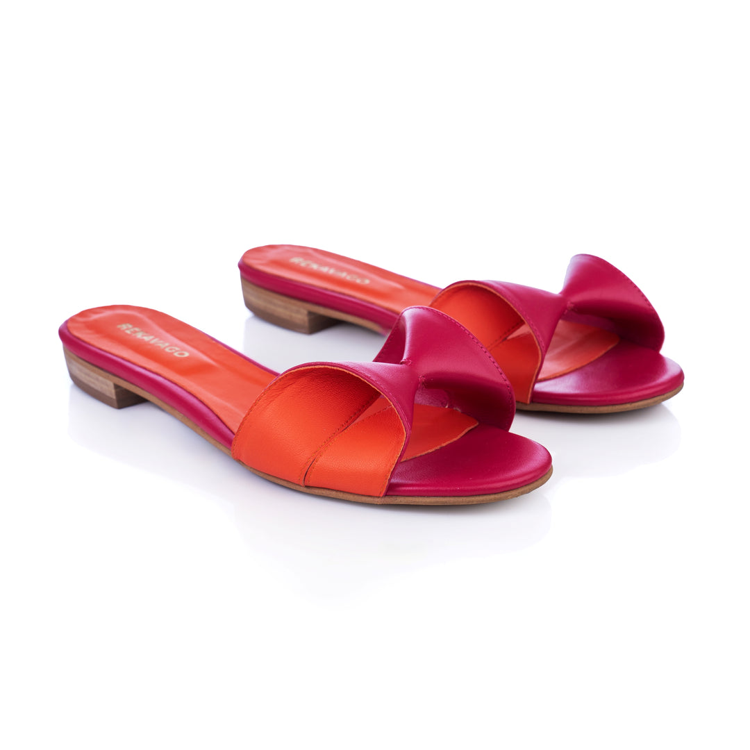 ALMITA SLIPPERS CORAL KISS