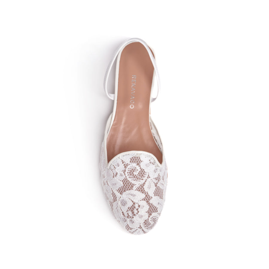 LORA S BALLERINA SHOES WHITE
