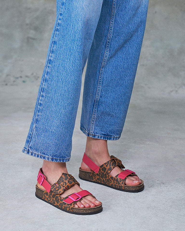 COOL STEP SANDALS ALOHA PINK LEO