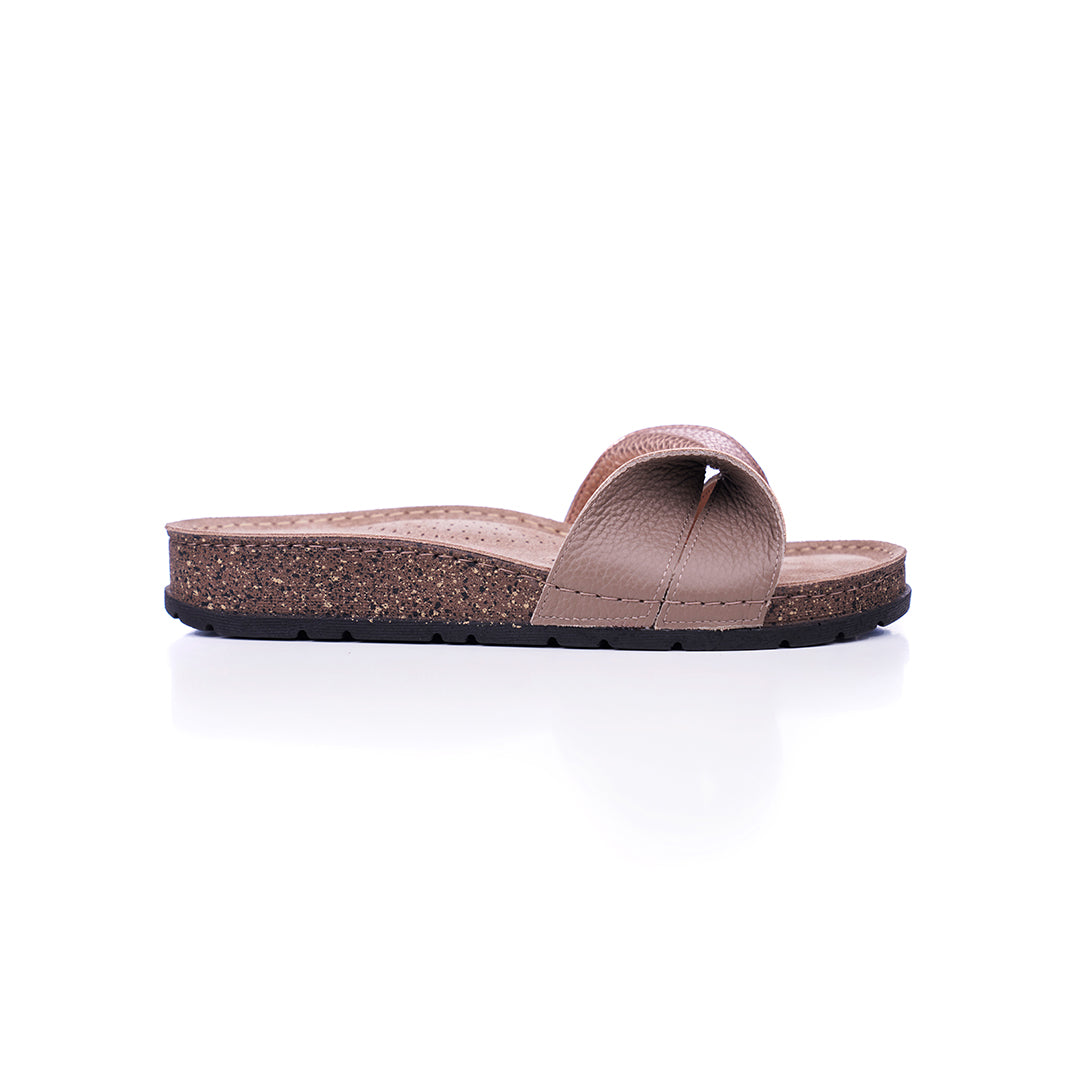 PRETTY DAY PAPUCS LATTE ROSEGOLD