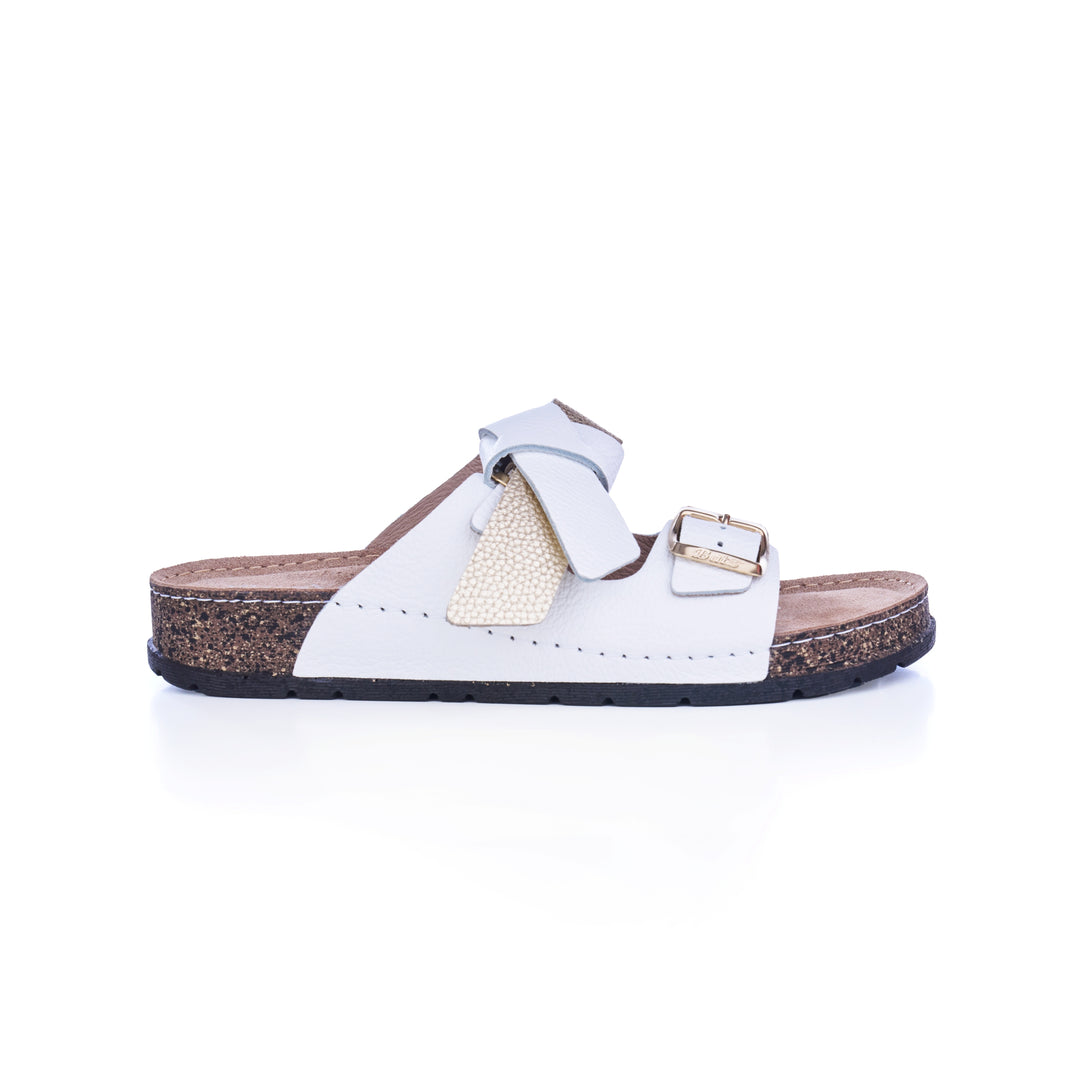 COSY STEP SLIPPERS GOLD-WHITE