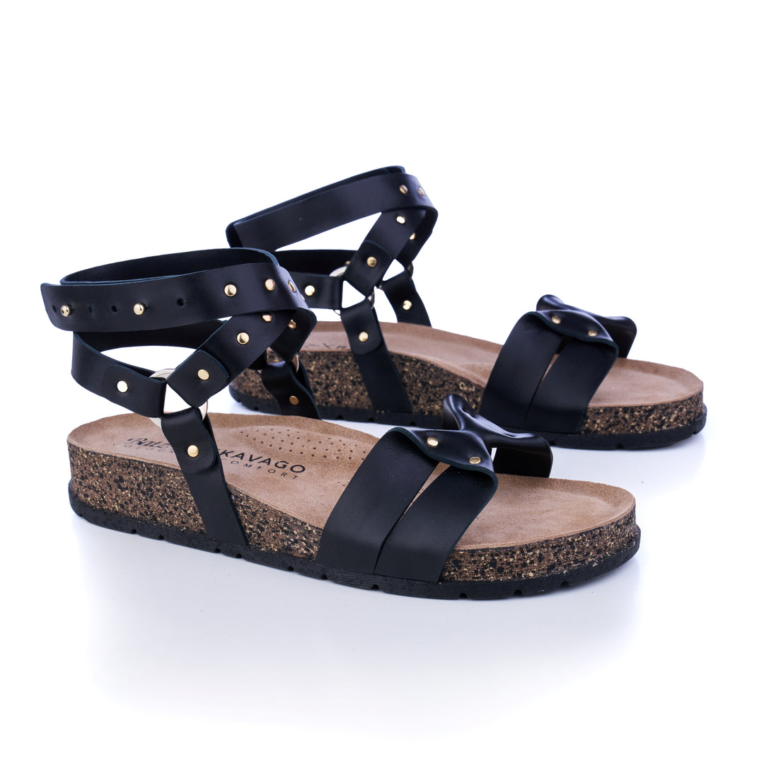 GLADIATOR SANDALS BLACK