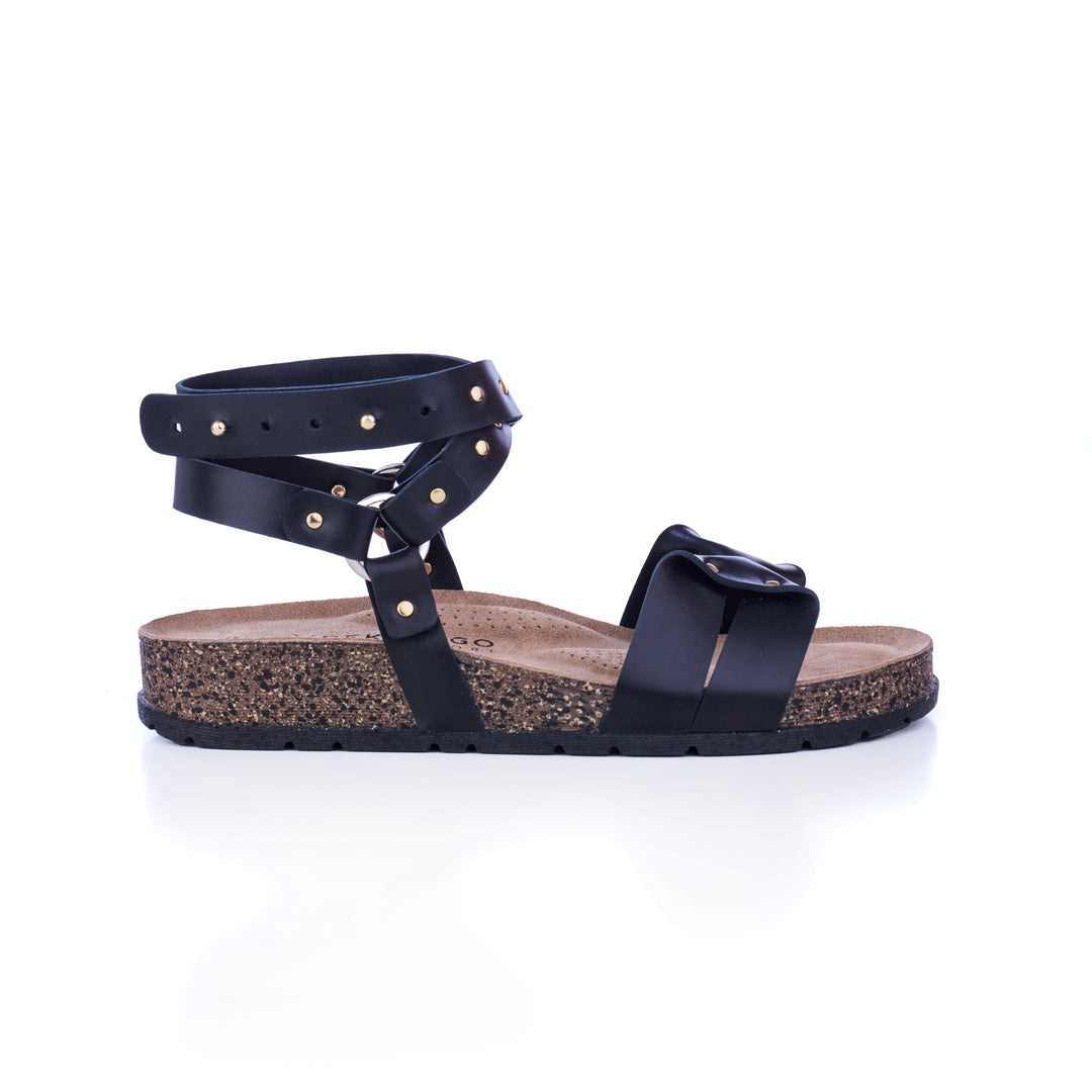 GLADIATOR SANDALS BLACK