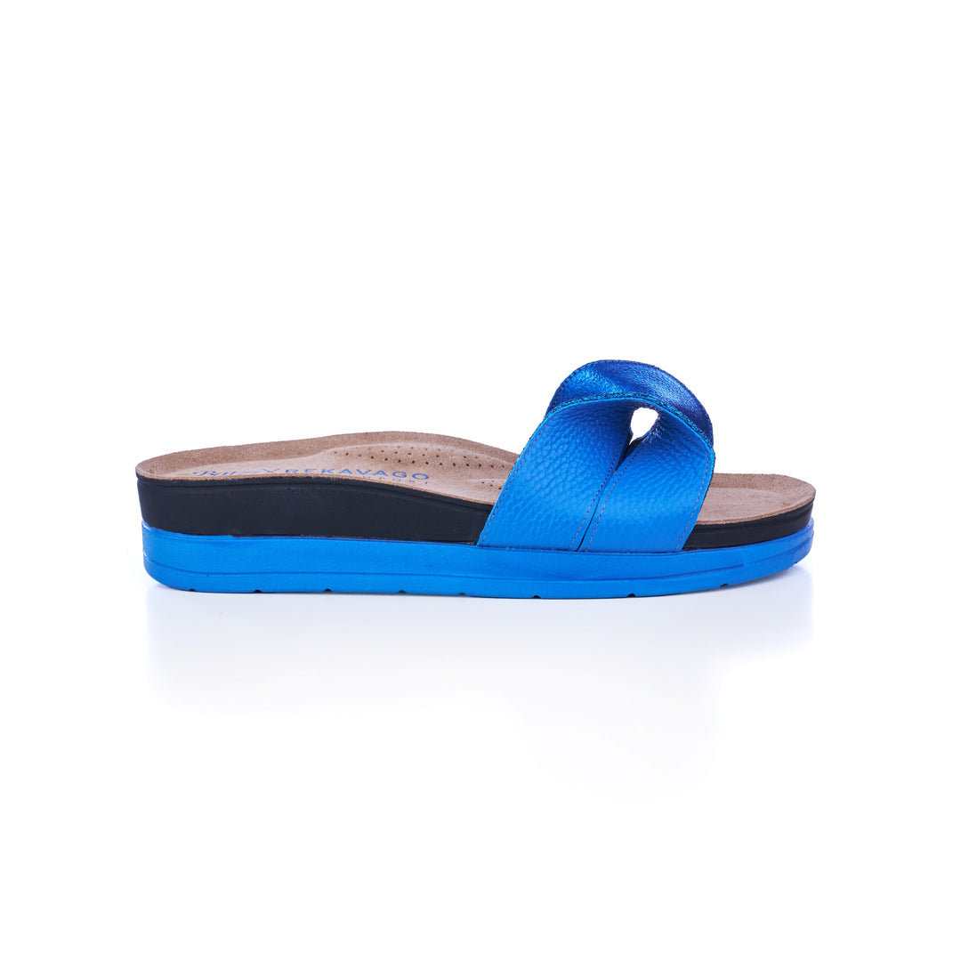 PRETTY GEISHA SLIPPERS BLUE-MIX