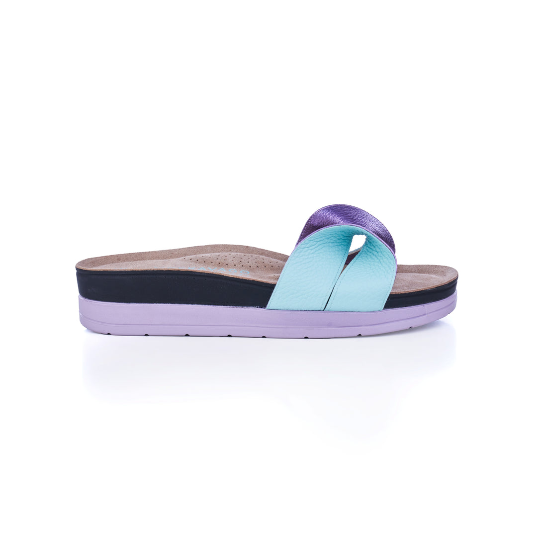 PRETTY GEISHA SLIPPERS LAVENDER-MINT