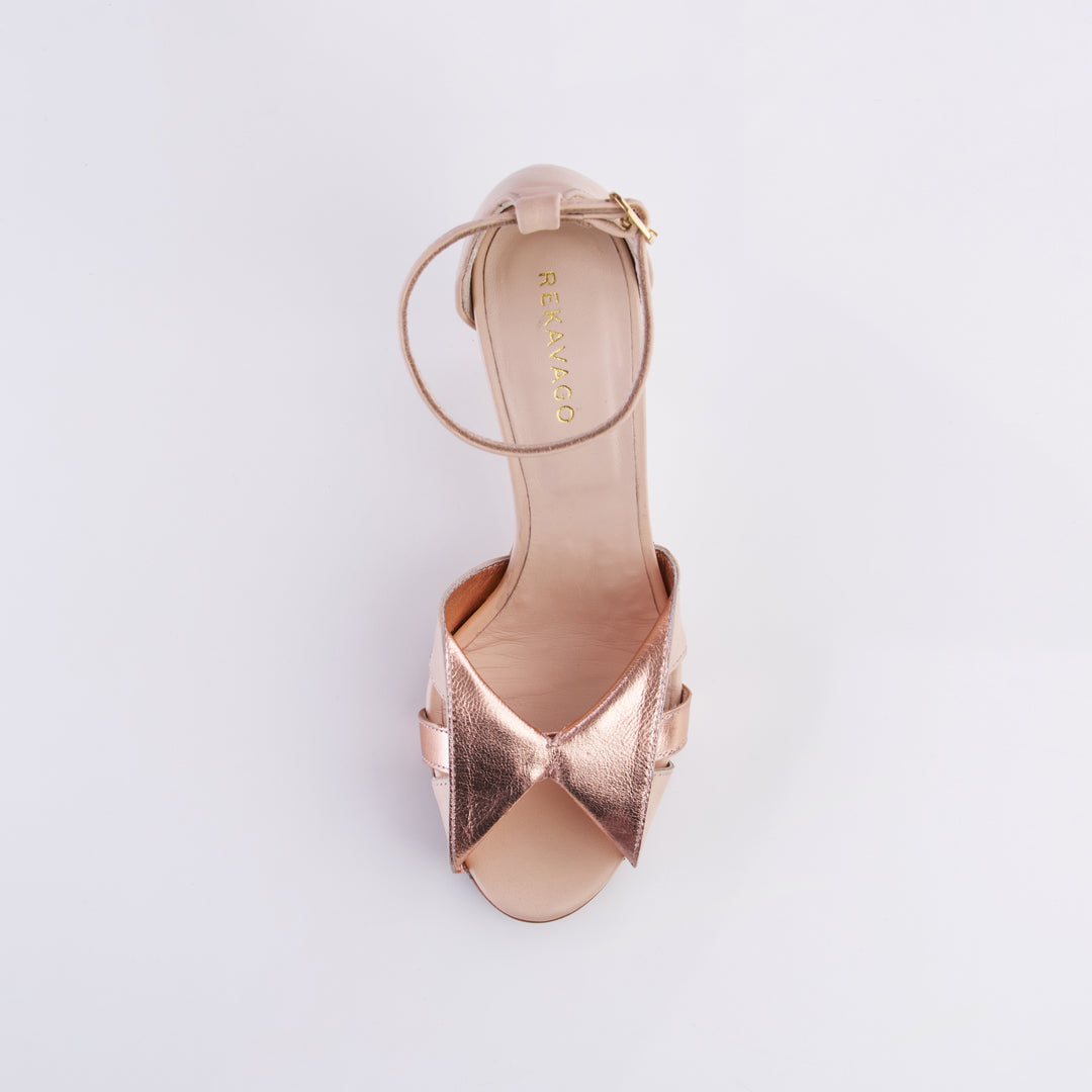 ALMA 75 SANDALS PEACH NUDE