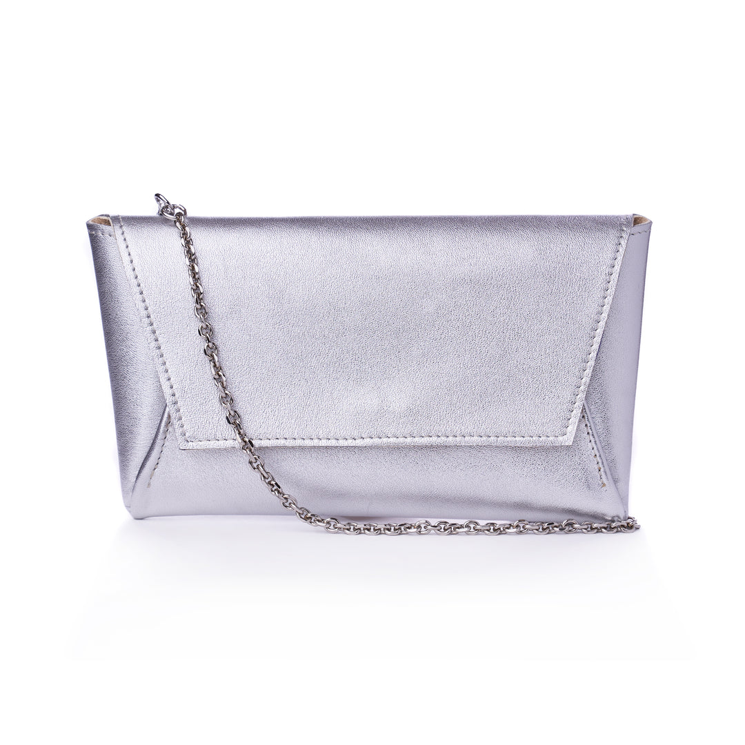 JACKIE CLUTCH SILVER