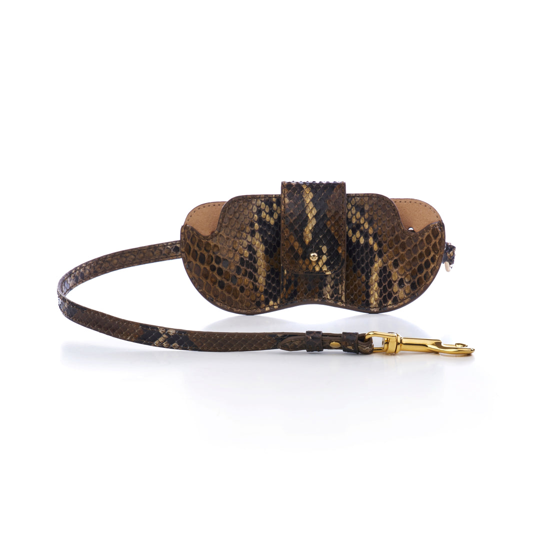 SUNNY SZEMÜVEGTARTÓ TOK BROWN PYTHON