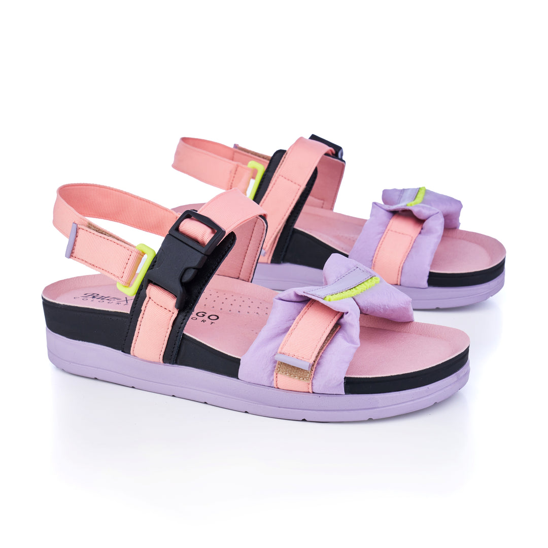 TREKKING GEISHA SANDALS LAVENDER-PEACH