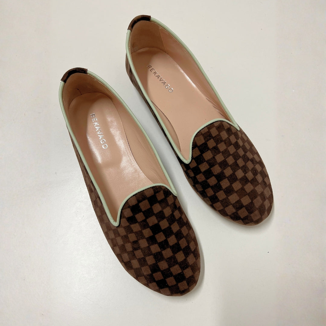 LOAFER CIPŐ Csoki kockás