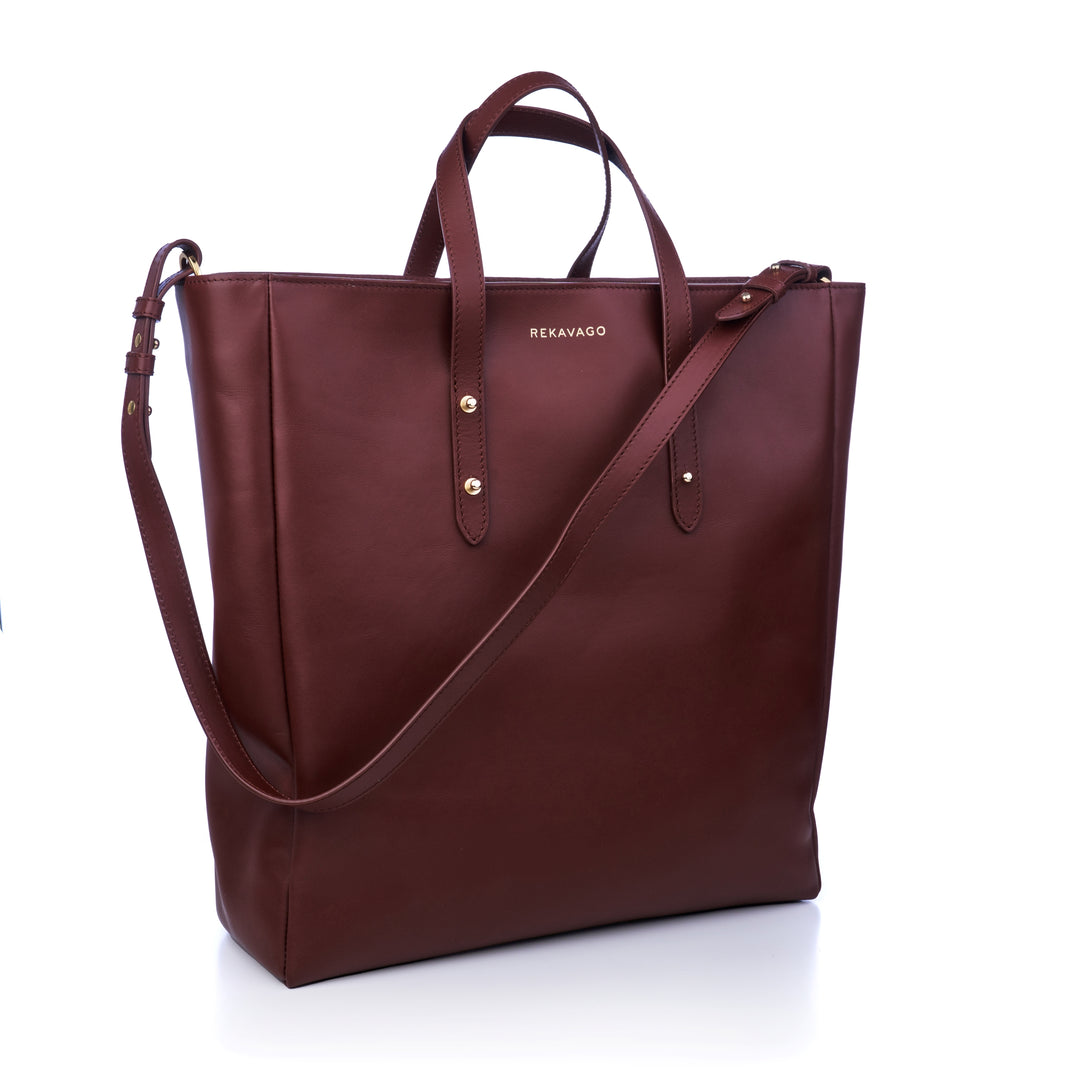 THE BOSS SHOPPER BAG CHOCOLATE BROWN