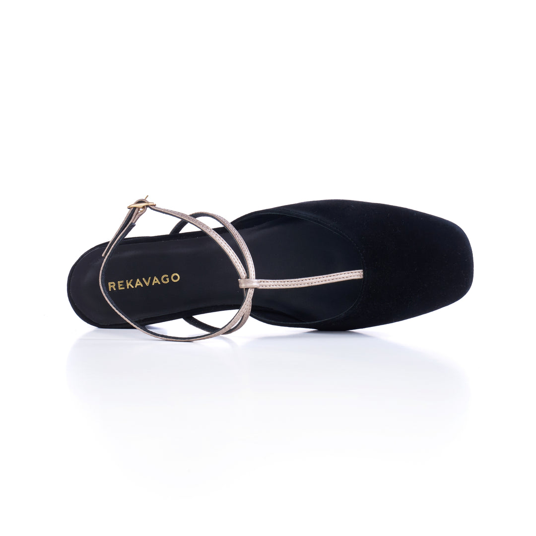 LOAFER BLACK FLOWER