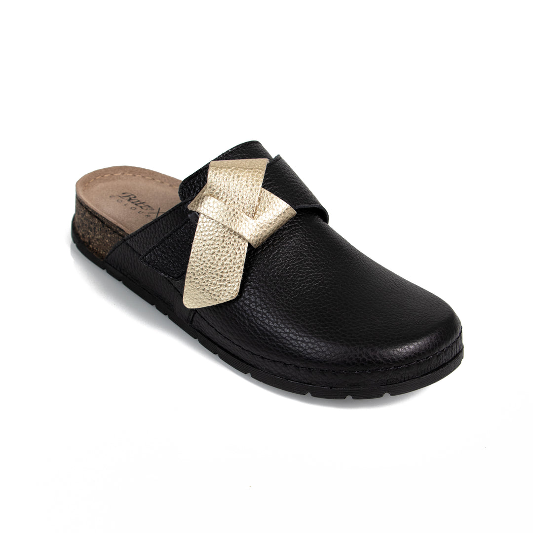 CHILL OUT CLOGS BLACK GOLD