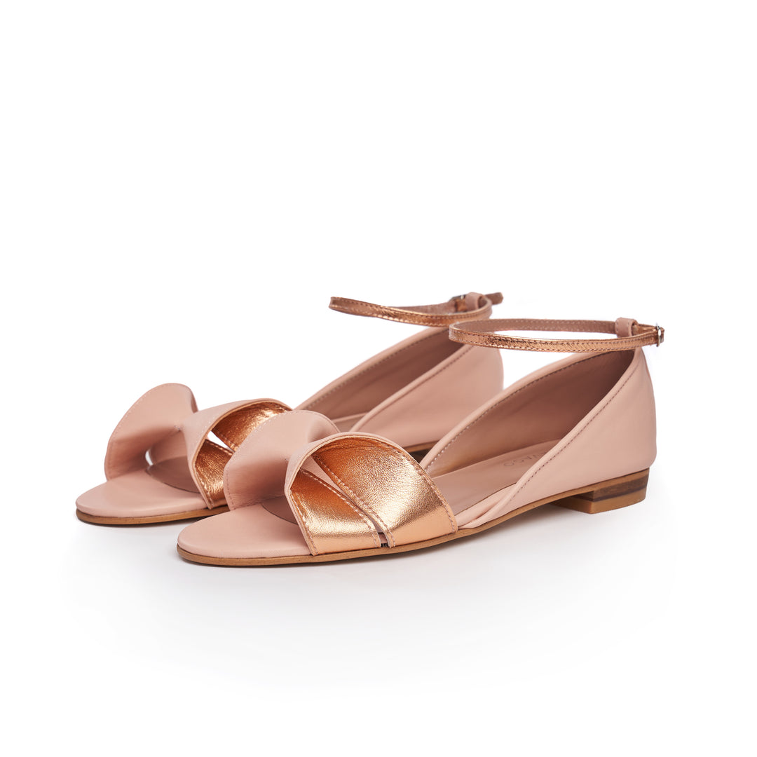 ALIA SANDALS PEACH NUDE