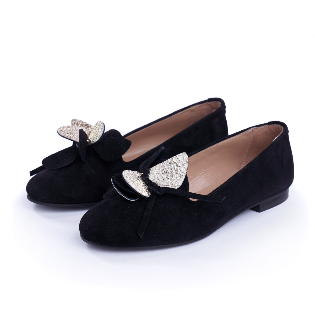 LOAFER CIPŐ BLACK FLOWER