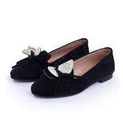 LOAFER CIPŐ BLACK FLOWER
