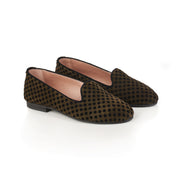 LOAFER CIPŐ OLIVE DOT