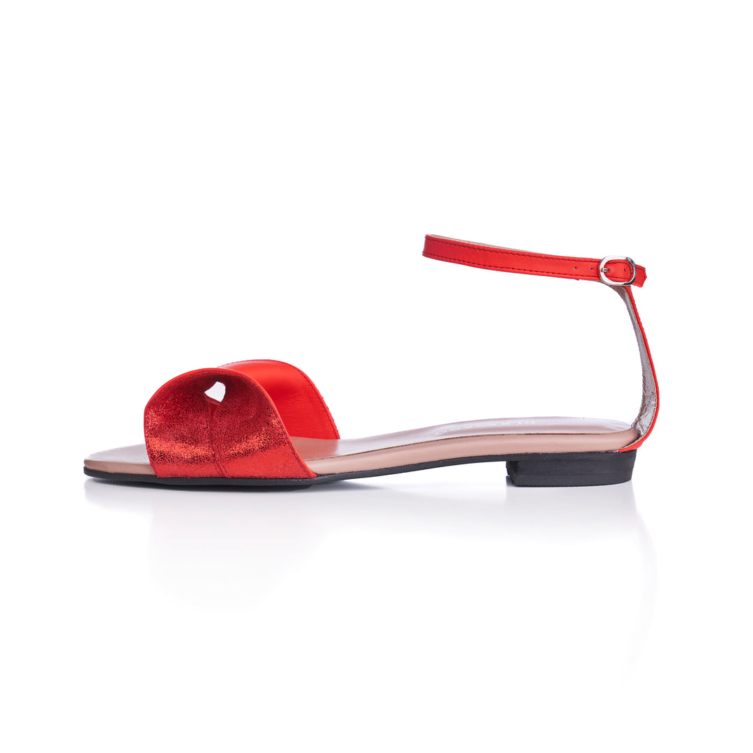 SALMA SANDALS CINNAMON BEACH RED