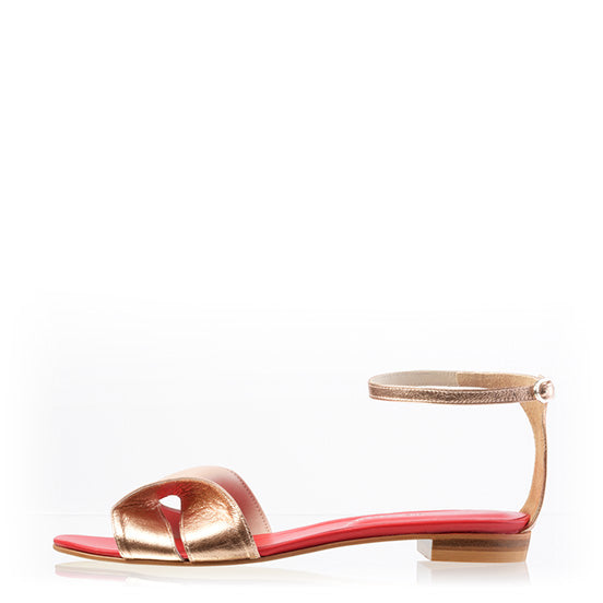 SALMA SANDALS CORAL NUDE