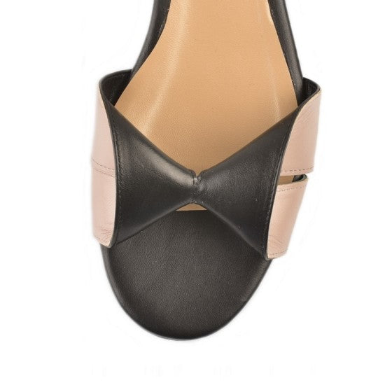 SALMA SANDALS TAUPE NOIR