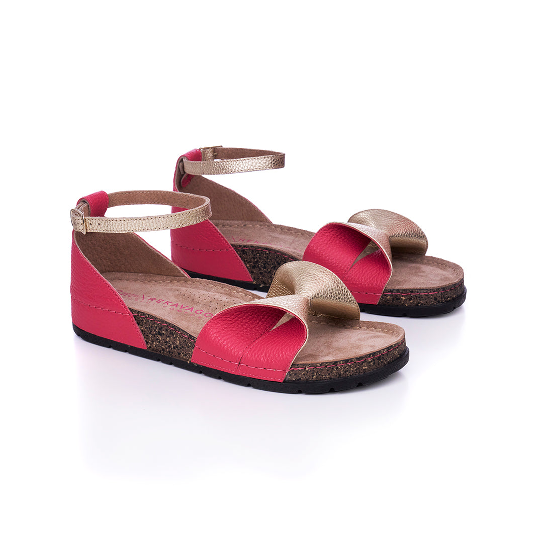 CITY DAY SANDALS ALOHA PINK GOLD