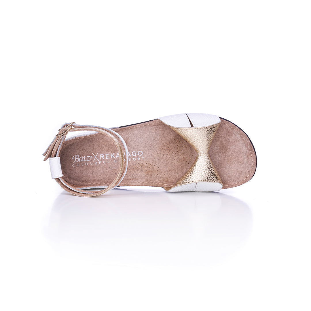 CITY DAY SANDALS WHITE GOLD