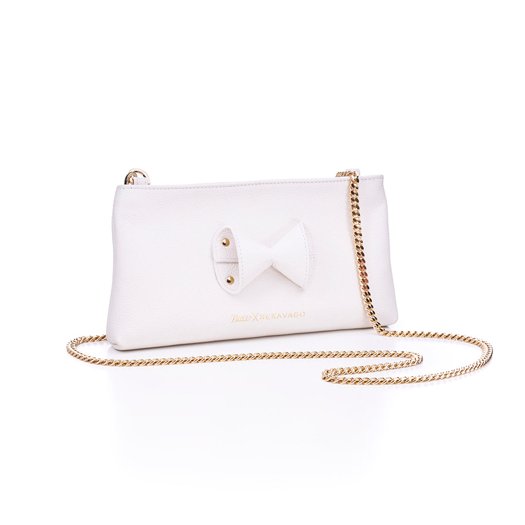 LIBERTY CLUTCH WHITE