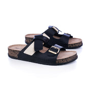 COSY STEP PAPUCS GOLD-BLACK