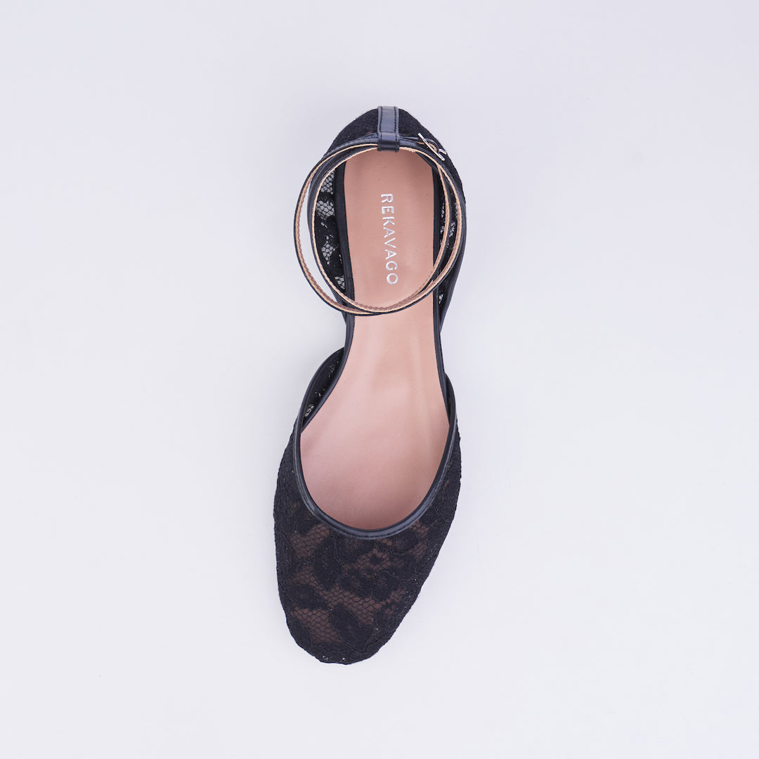 LILY BALLERINA BLACK LACE