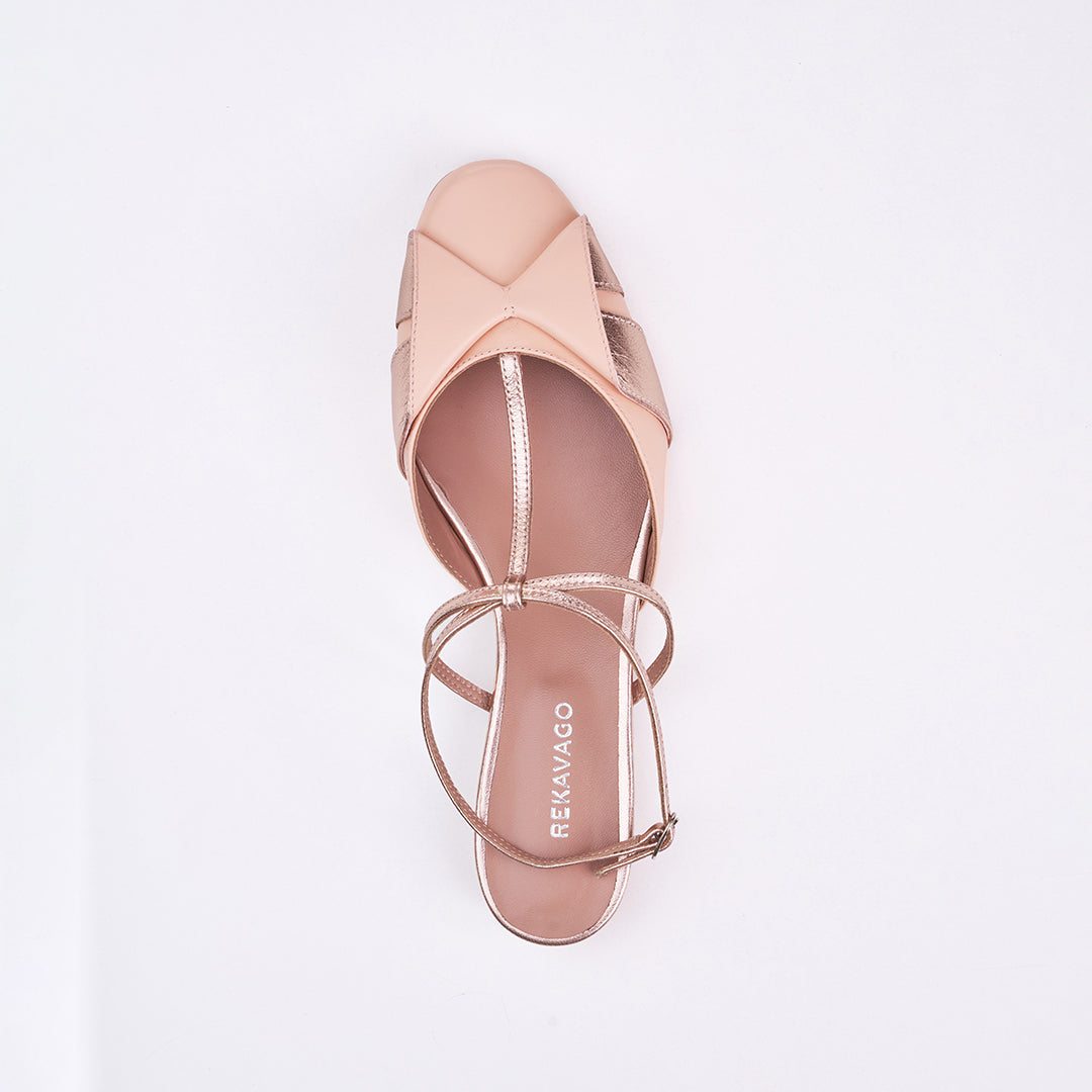 LIZA BALLERINAS PEACH NUDE