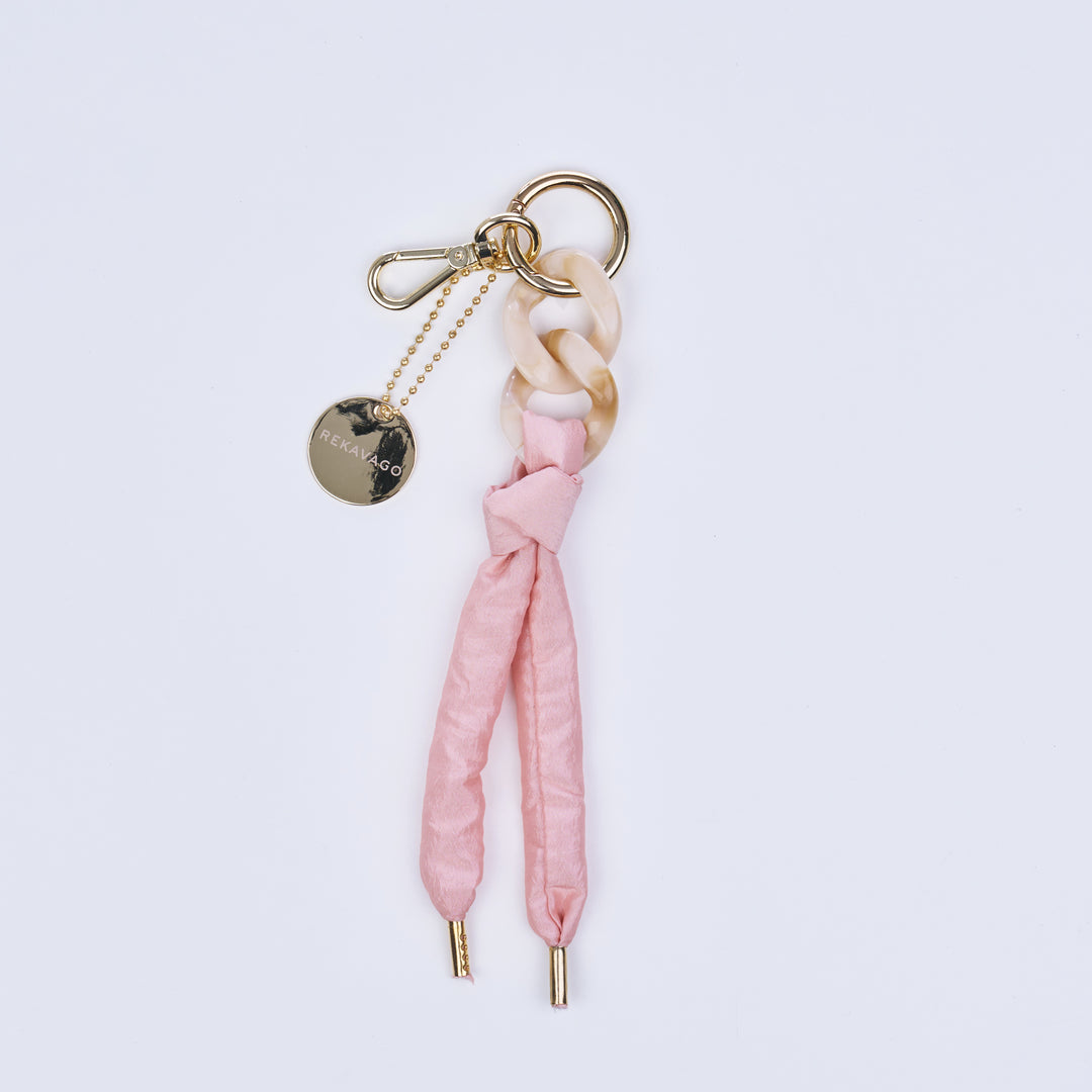 MINI BAG CHARM NUDE ROSE