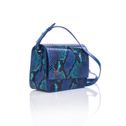 PIXIE CROSS BODY PYTHON BLUE
