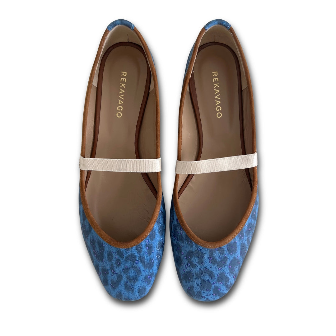 OLIVIA BALLERINA BLUE LEO