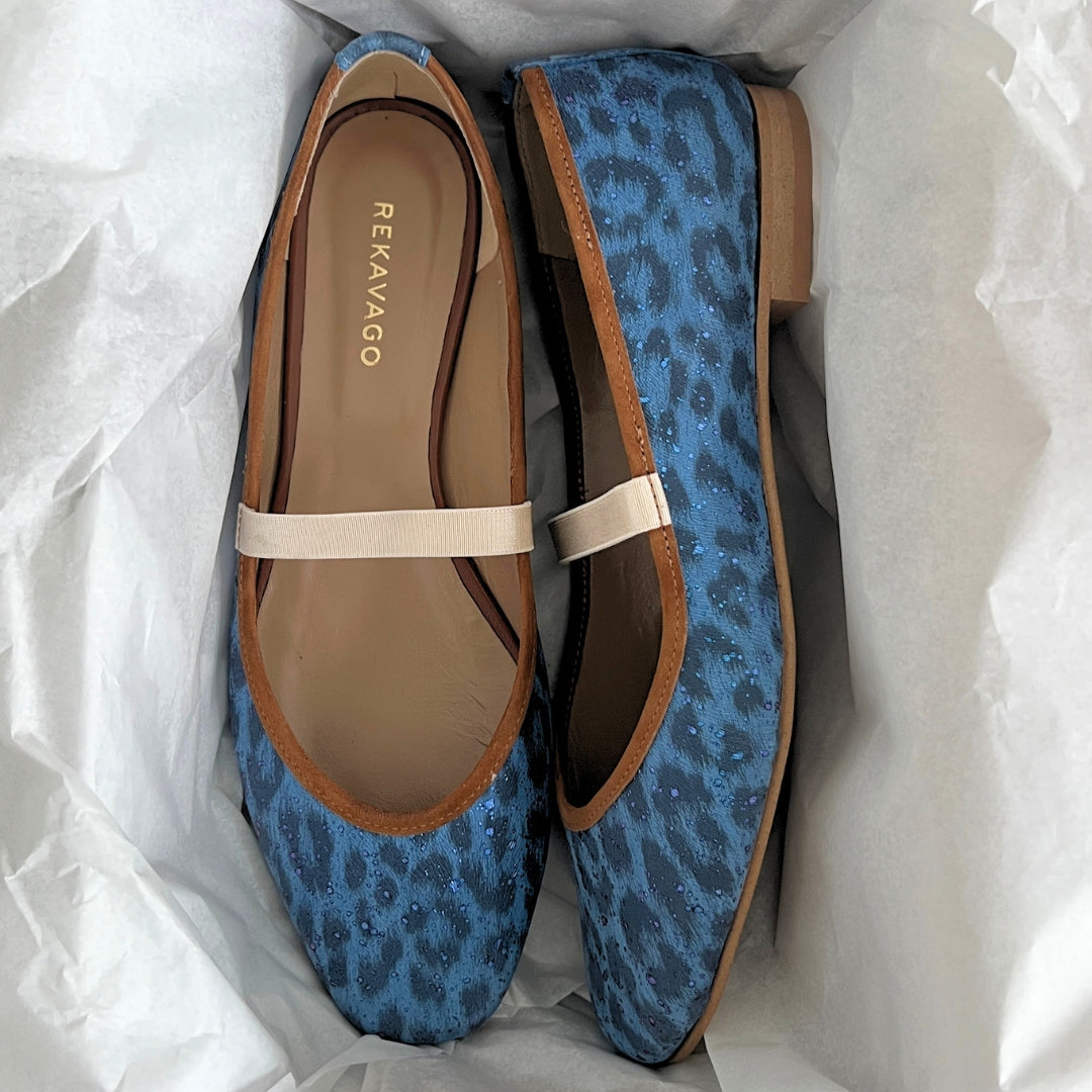 OLIVIA BALLERINA BLUE LEO