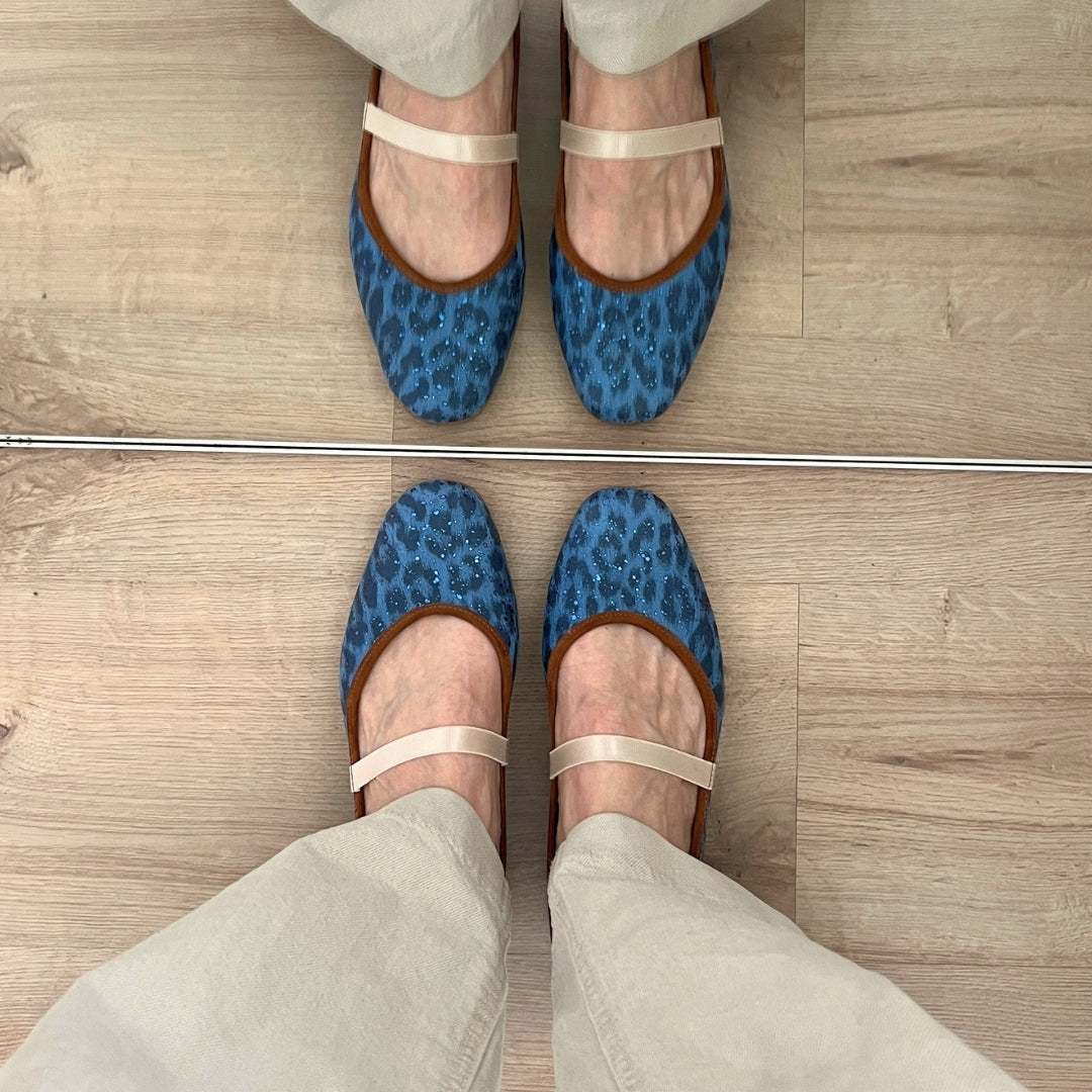 OLIVIA BALLERINA BLUE LEO