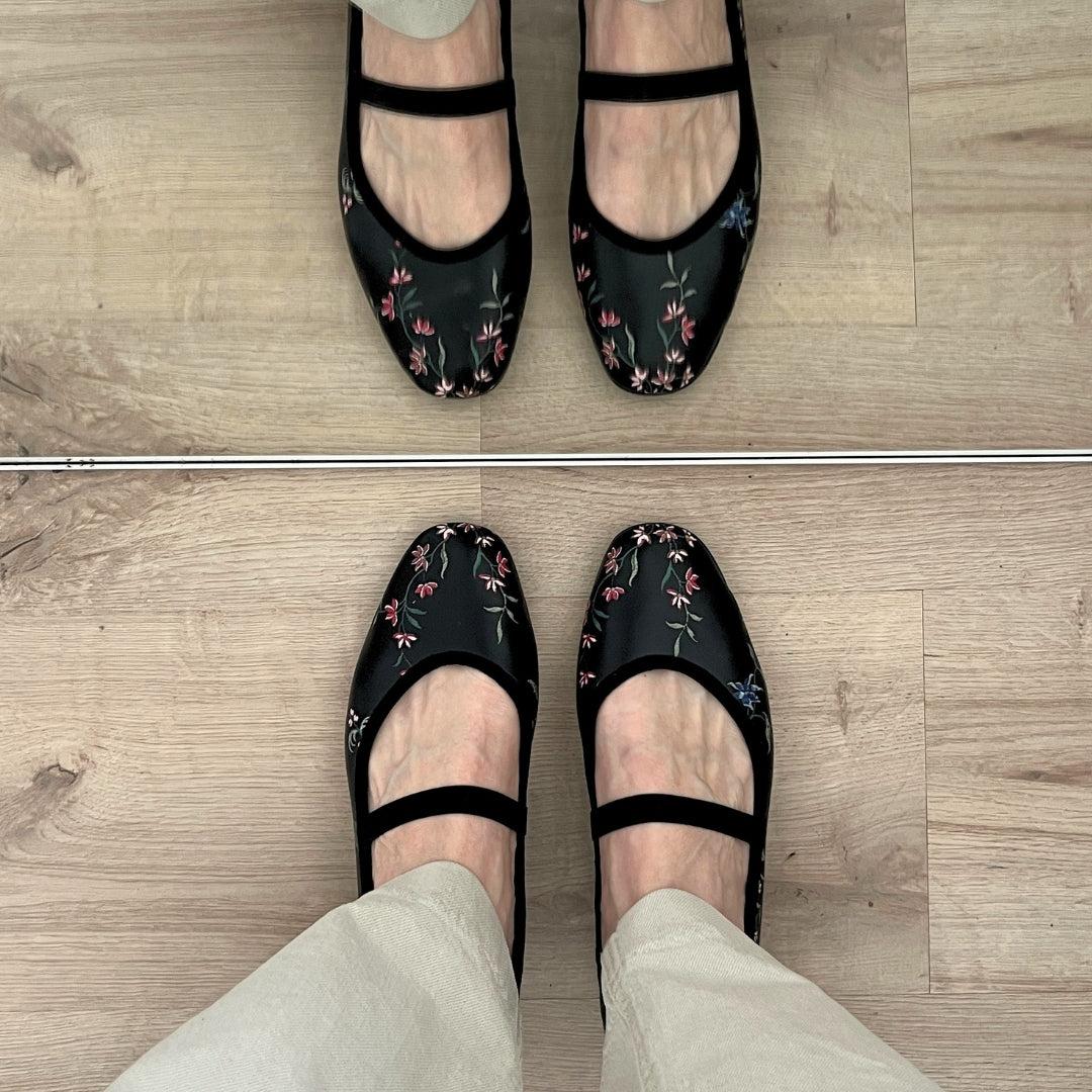 OLIVIA BALLERINA FLOWER PRINT