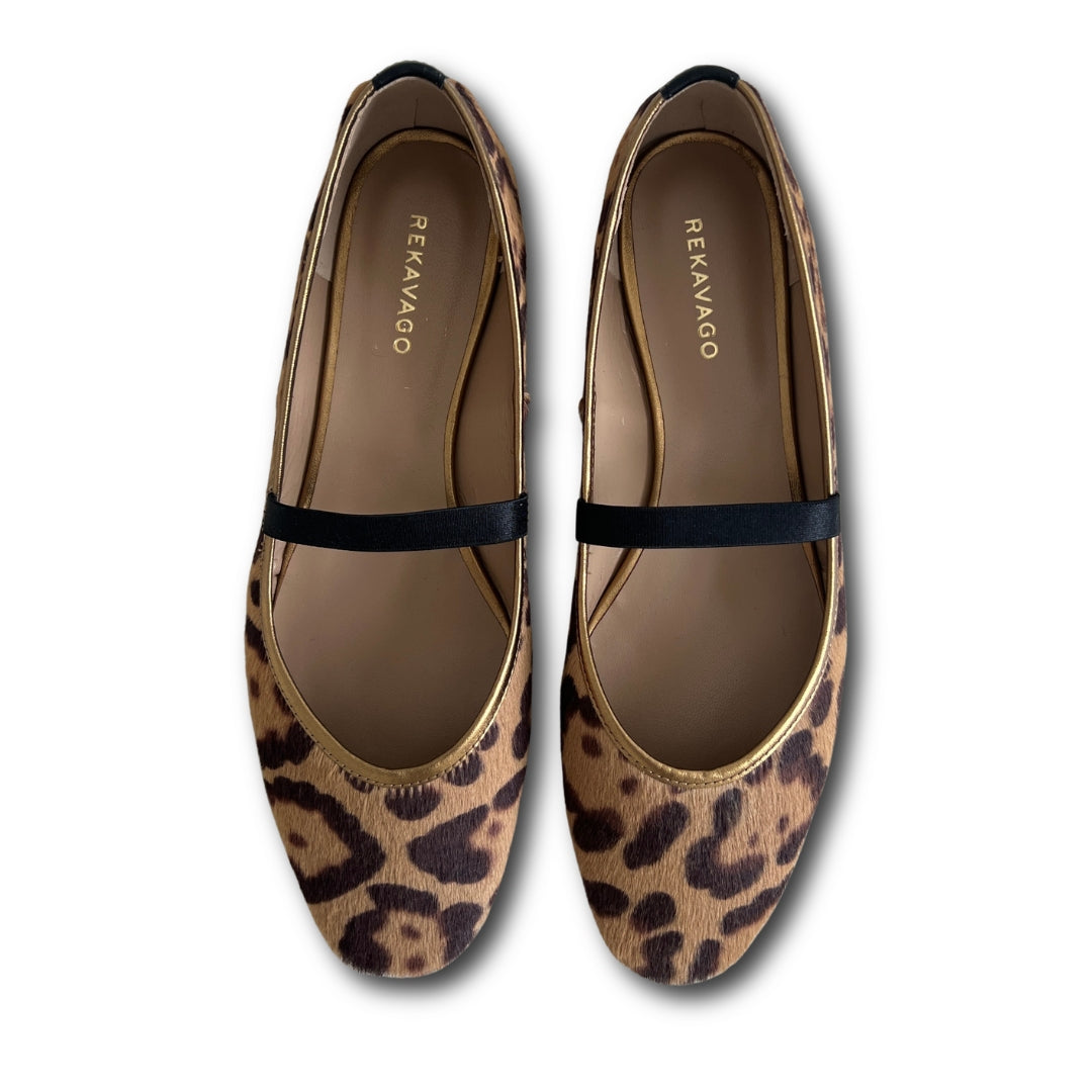 OLIVIA BALLERINA BEIGE LEO PONY SKIN