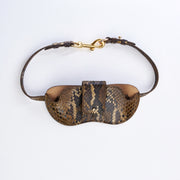 SUNNY SZEMÜVEGTARTÓ TOK BROWN PYTHON